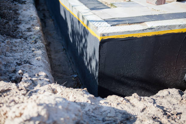 Residential Interior Drainage System installation at a Fremont, WI home by SJ Waterproofing Pros